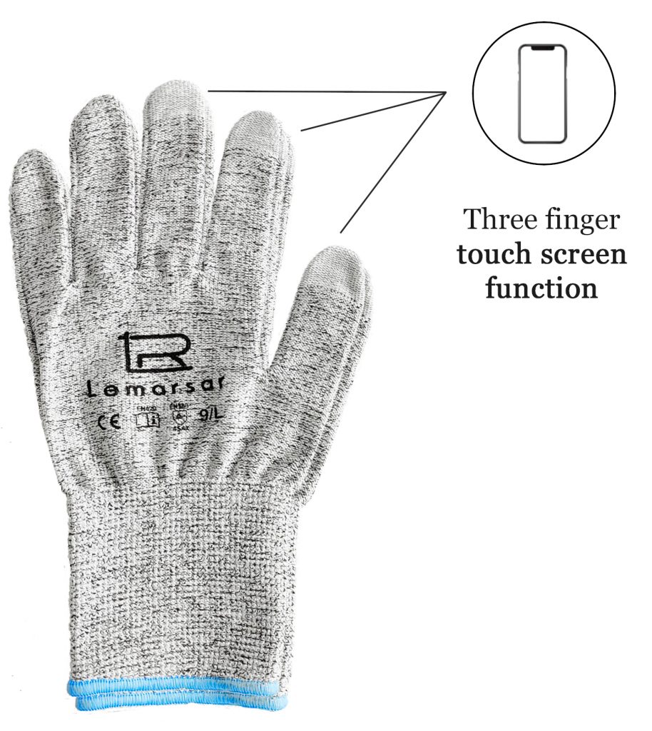 Uncat safety gloves with Touchscreen Function