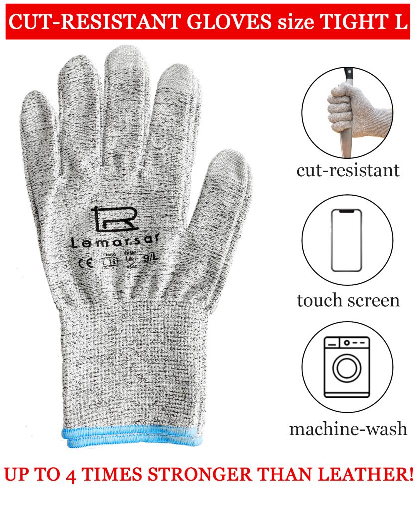2 Cut-resistant Gloves Size L